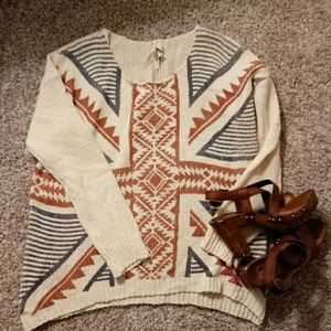 7 For All Mankind British Flag Sweater